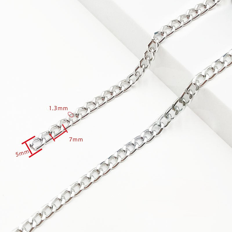Aluminum chain, 3.5-8mm, 10 meters