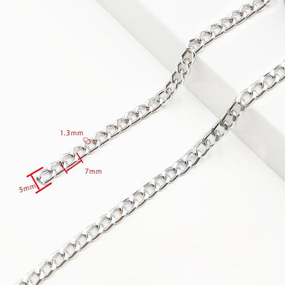 Aluminum chain, 3.5-8mm, 10 meters