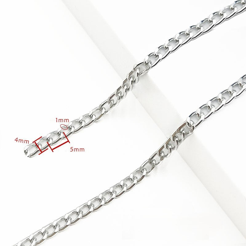 Aluminum chain, 3.5-8mm, 10 meters