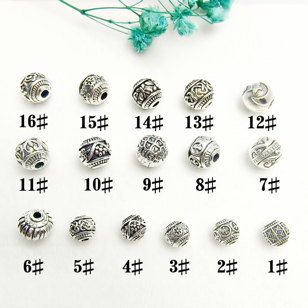 Antique Silver Spacer Beads