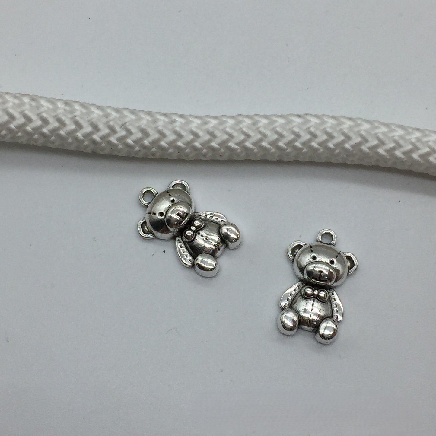 Antique Silver Bear Charms Pendant, 300pcs