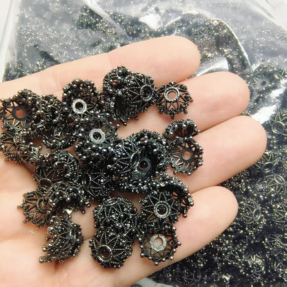 Alloy Bead Caps, Flower Caps, Filigree Caps,9-16mm