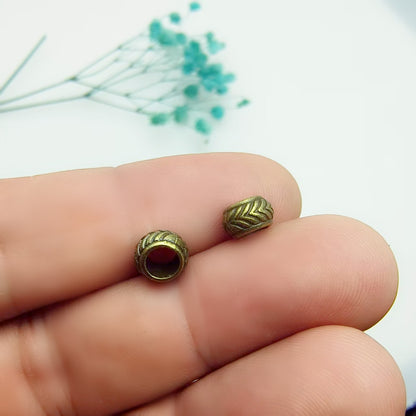 Large Hole Spacer Beads, 600pcs