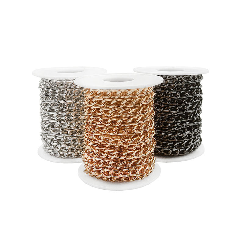 Aluminum Chain, 6-8mm, 2 Rolls