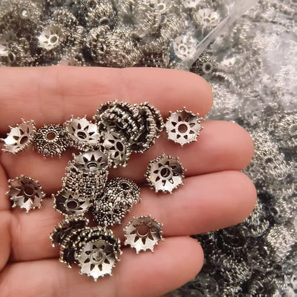 Alloy Bead Caps, Flower Caps, Filigree Caps,9-16mm