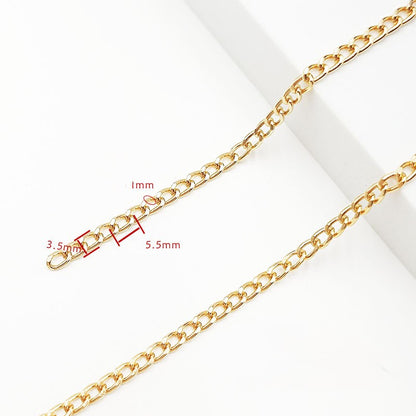 Aluminum chain, 3.5-8mm, 10 meters