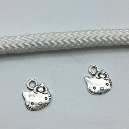 Antique Silver Cat Charms Pendant,500pcs