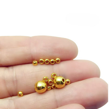 Alloy Spacer Beads, Ball Spacer beads 3mm-6mm, 500G
