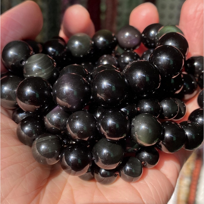 Natural Gemstone Beads, 4mm-12mm, Smooth Round ,1strand