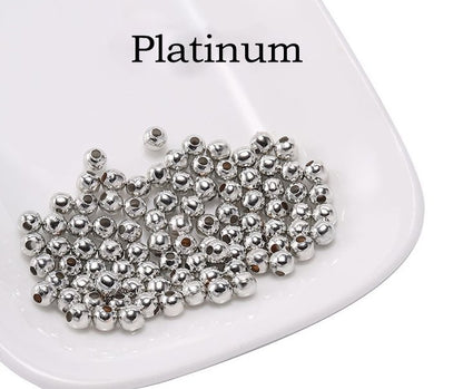 Spacer Beads, Metal Ball beads, Spacer Ball Beads, 2-10mm Round