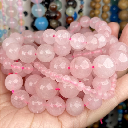 Natural Gemstone Beads, 4mm-12mm, Smooth Round ,1strand