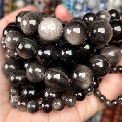 Natural Gemstone Beads, 4mm-12mm, Smooth Round ,1strand