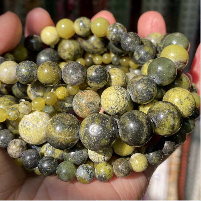 Natural Gemstone Beads, 4mm-12mm, Smooth Round ,1strand