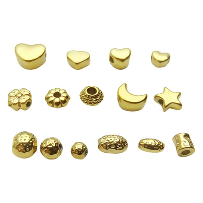 Stainless Steel Spacer Beads, 10pcs
