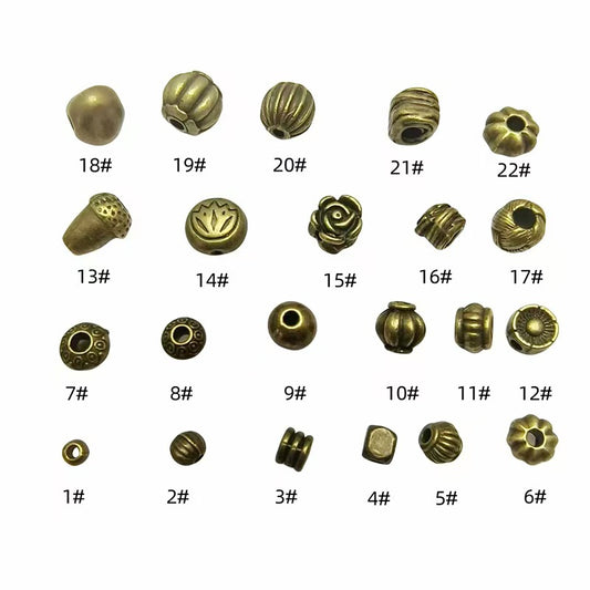 Antique Bronze Spacer Beads, 50pcs