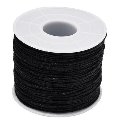 Waxed Cotton Cords, 1mm,  5 Rolls