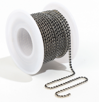 Cup Chains, Rhinestone Chain, 2 Rolls