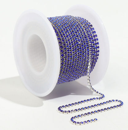 Cup Chains, Rhinestone Chain, 2 Rolls