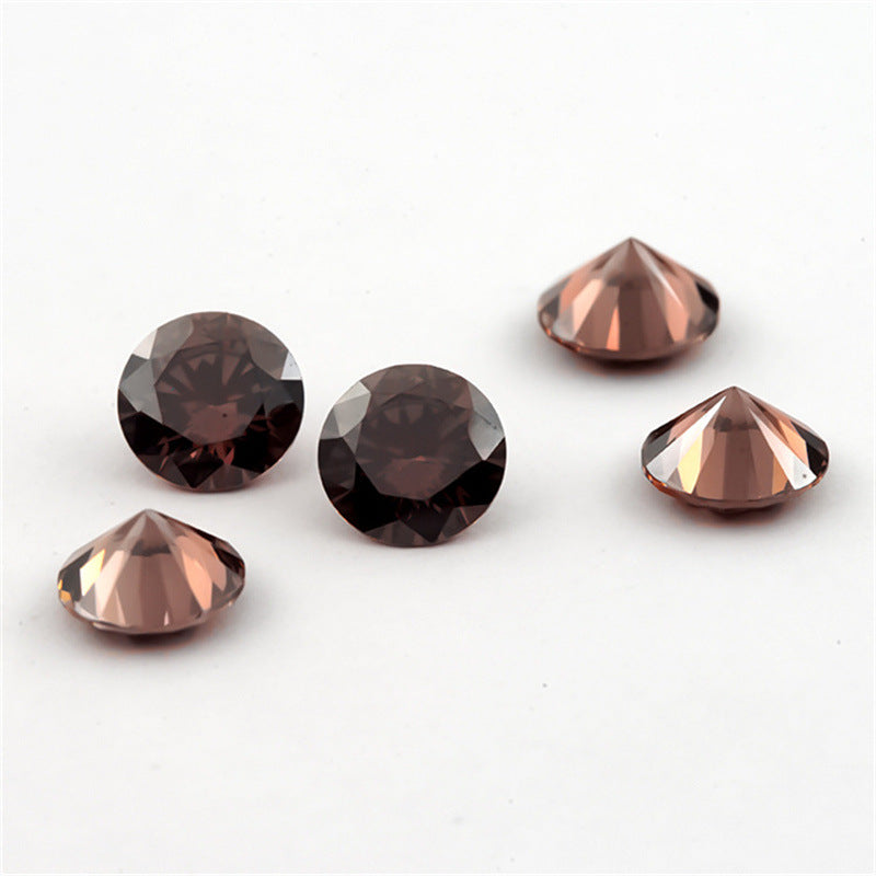 4-14mm,  Cubic Zircon Beads, Round ,50 pcs