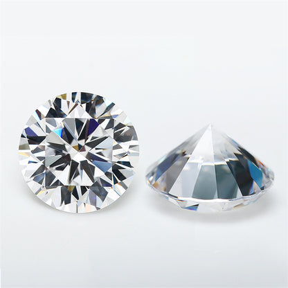 4-14mm,  Cubic Zircon Beads, Round ,50 pcs