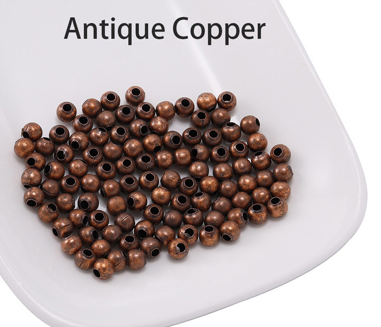 Spacer Beads, Metal Ball beads, Spacer Ball Beads, 2-10mm Round