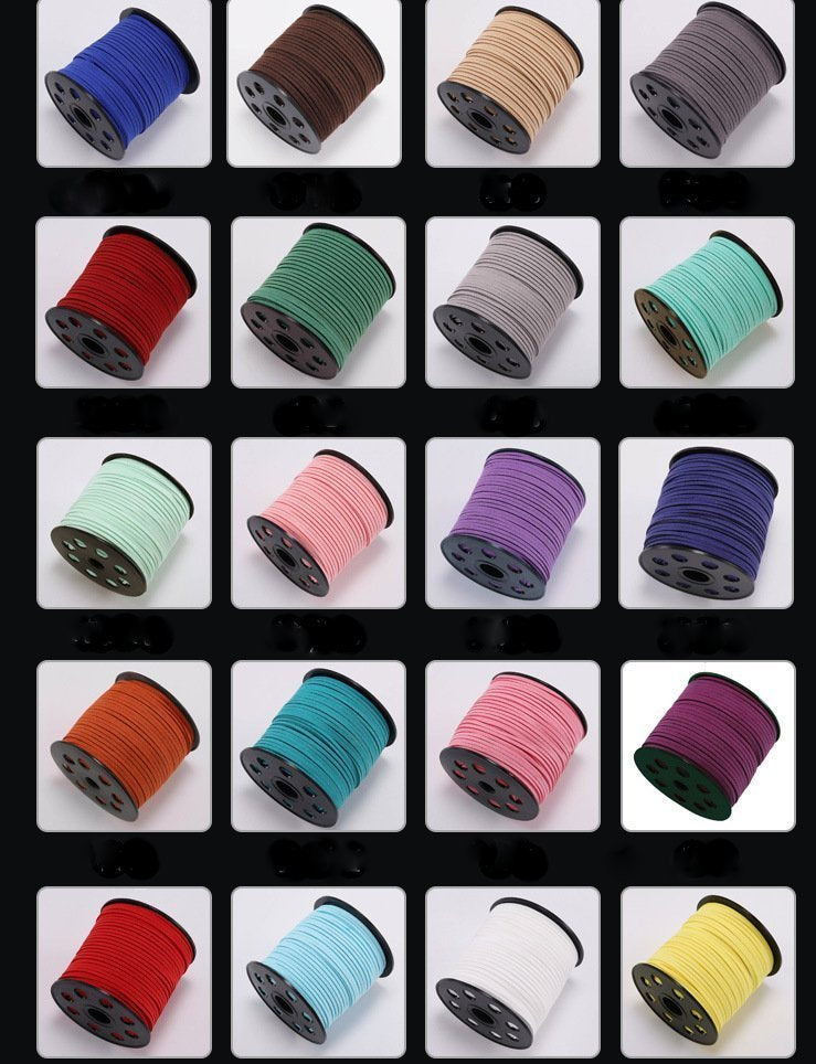 Faux Suede Cord , 2 Rolls