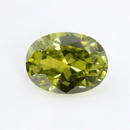 4-12mm,  Oval Cubic Zircon Beads, 50 pcs