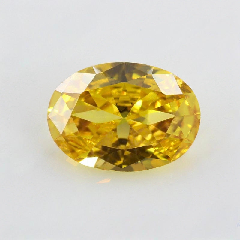 4-12mm,  Oval Cubic Zircon Beads, 50 pcs