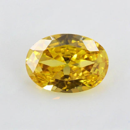 4-12mm,  Oval Cubic Zircon Beads, 50 pcs