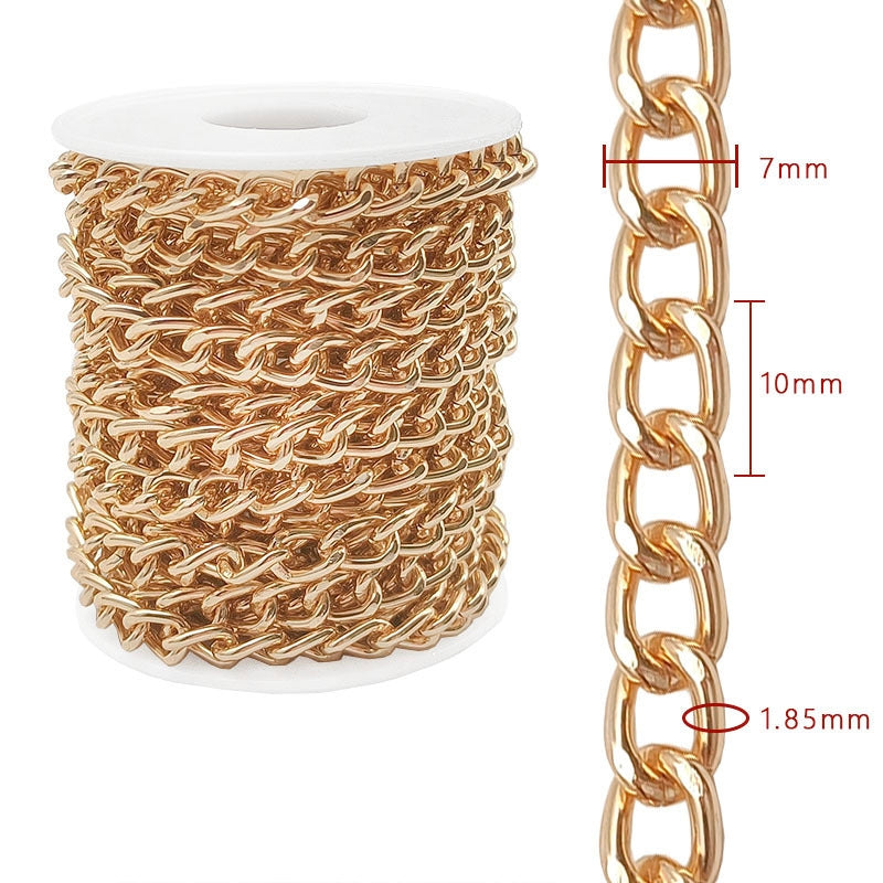 Aluminum Chain, 5.5-10mm, 1 Rolls