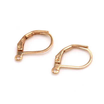 Lever Back Hoop Earwires, 200pcs