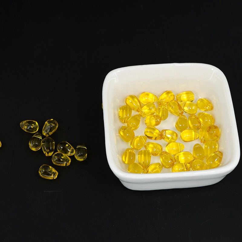 Smooth teardrops glass beads, 6*9mm, 500pcs