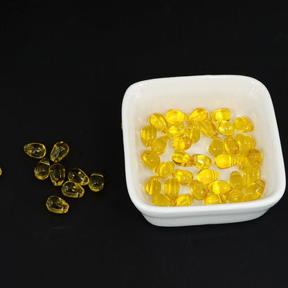 Smooth teardrops glass beads, 6*9mm, 500pcs