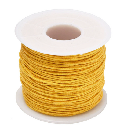 Waxed Cotton Cords, 1mm,  5 Rolls