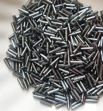 Bugle Beads, Glass Bugle Beads, 4m-9mm, 450 Grams