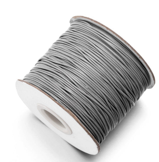 Korean Wax Cord, Bracelet Necklace Cord, Polyester cord, 0.5mm- 2mm, 2 rolls