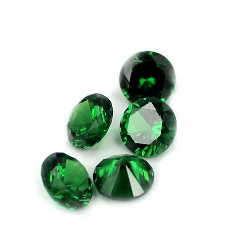 4-14mm,  Cubic Zircon Beads, Round ,50 pcs