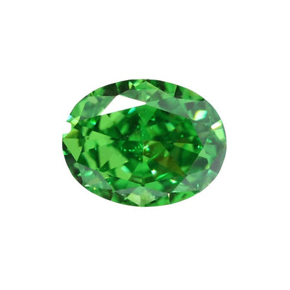4-12mm,  Oval Cubic Zircon Beads, 50 pcs