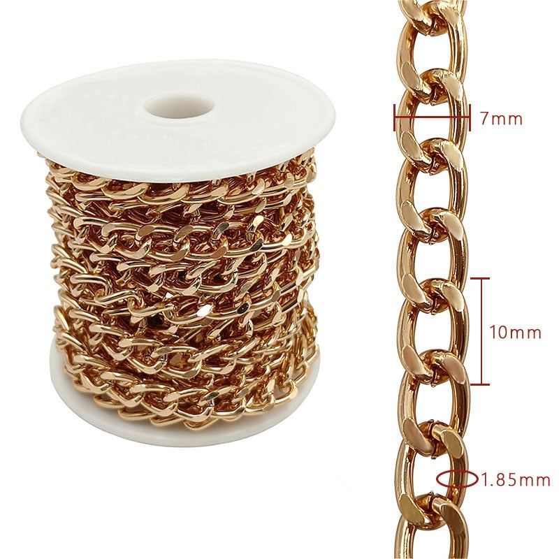 Aluminum Chain, 5.5-10mm, 1 Rolls