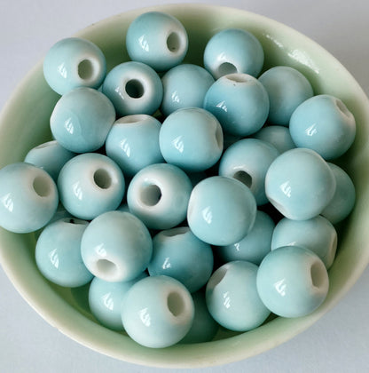 Ceramic Beads, Round, 6mm- 1440pcs / 8mm-720pcs/ 10mm- 360pcs