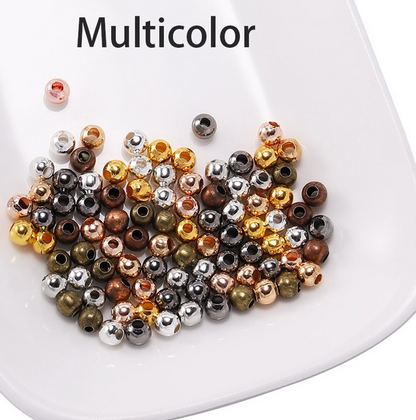 Spacer Beads, Metal Ball beads, Spacer Ball Beads, 2-10mm Round
