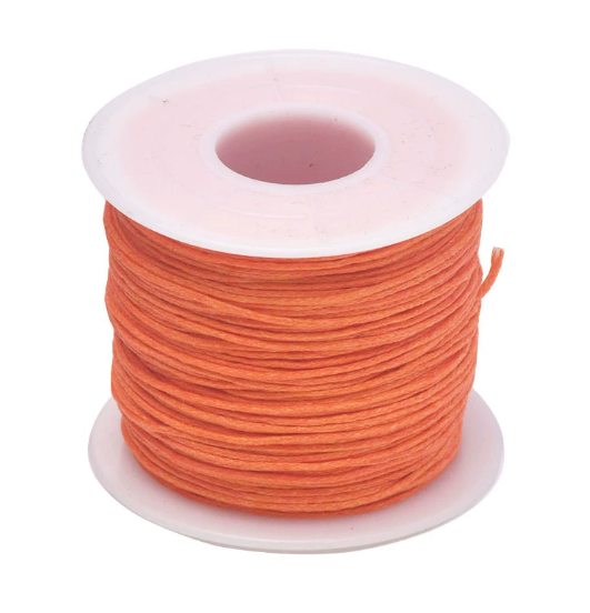 Waxed Cotton Cords, 1mm,  5 Rolls