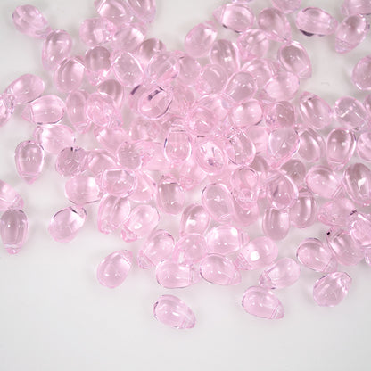 Smooth teardrops glass beads, 6*9mm, 500pcs