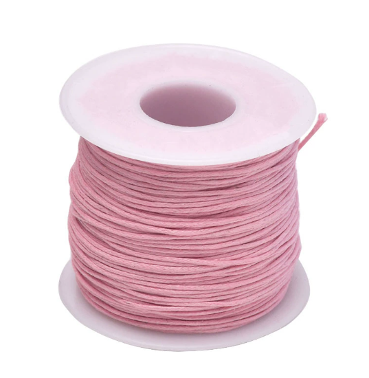 Waxed Cotton Cords, 1mm,  5 Rolls