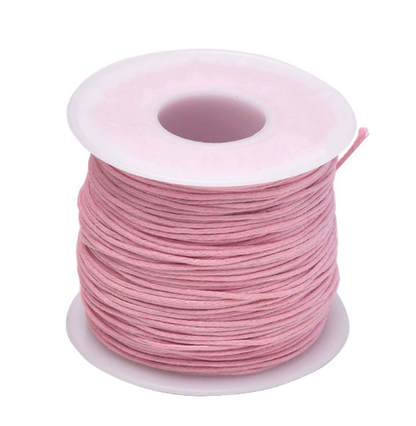 Waxed Cotton Cords, 1mm,  5 Rolls