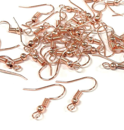 Earwire, Fish Hooks with Coil and Ball, Earring Hooks,18x20mm, 1000pcs
