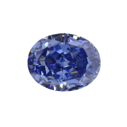 4-12mm,  Oval Cubic Zircon Beads, 50 pcs