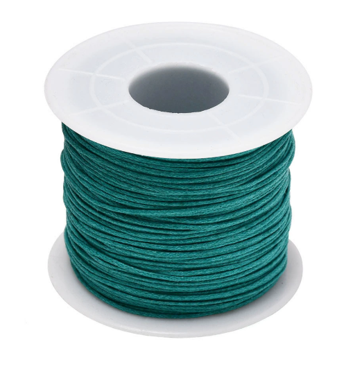 Waxed Cotton Cords, 1mm,  5 Rolls