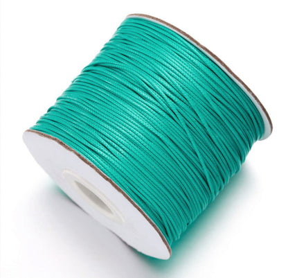 Korean Wax Cord, Bracelet Necklace Cord, Polyester cord, 0.5mm- 2mm, 2 rolls